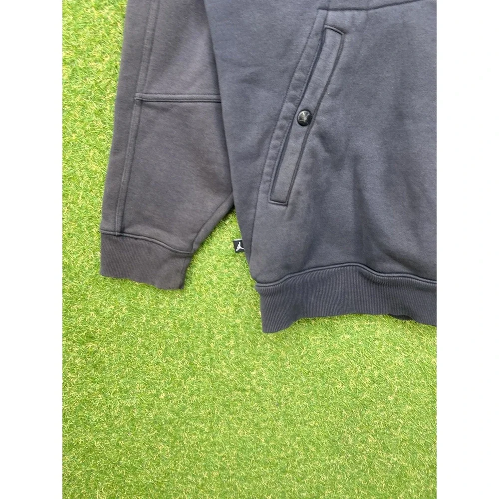 Jordan Hoodie Mens Medium 23 Graphic Jumpman Logo Sportswear Black Y2K
